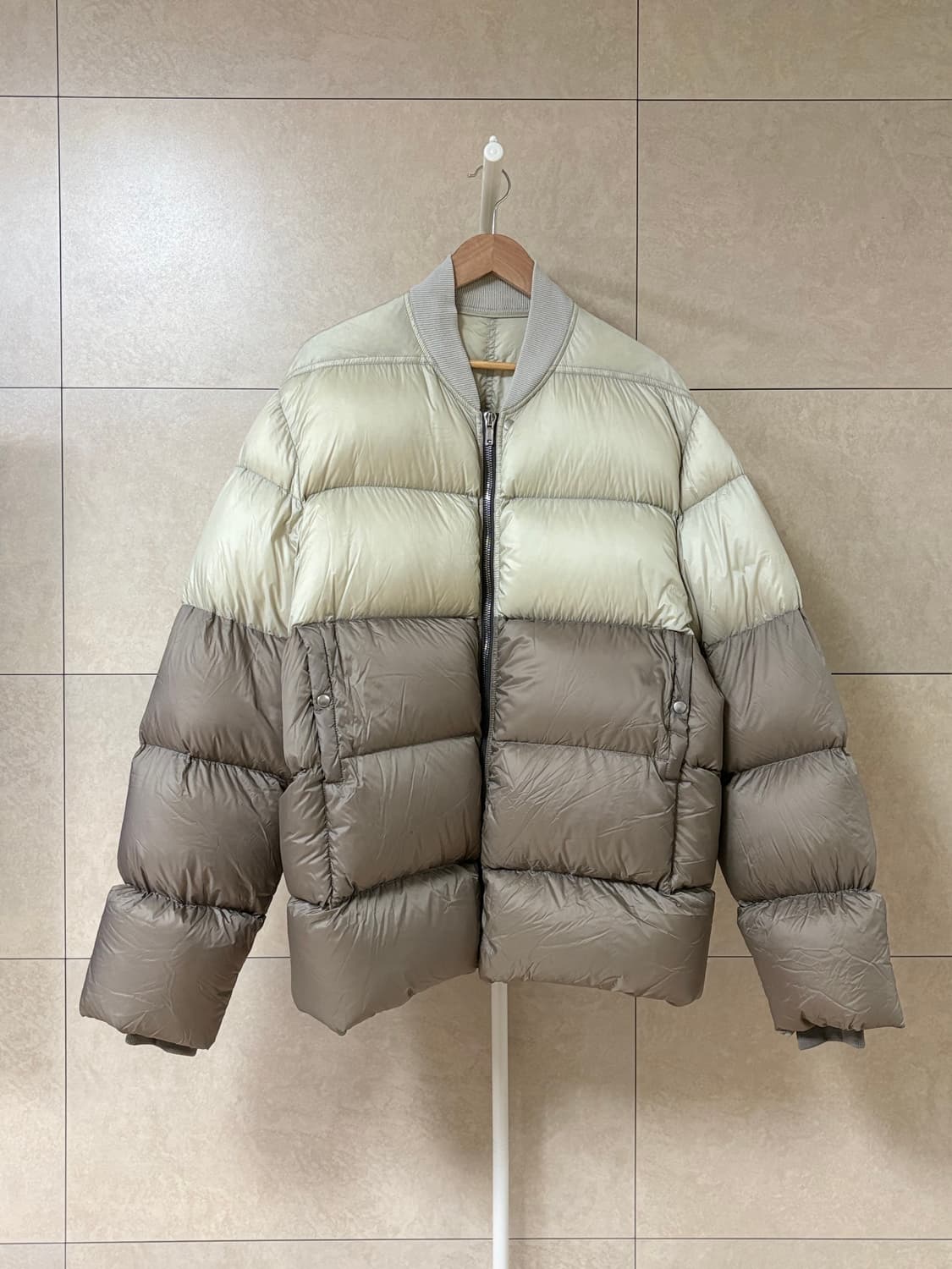 릭오웬스 투톤 래리 패딩 상품이미지1