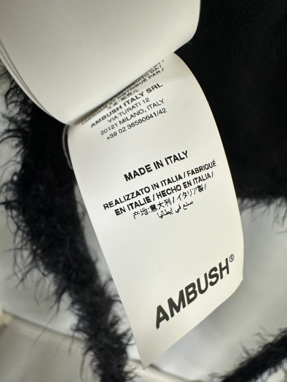 앰부쉬 Fur Backless String 브라 탑 상품이미지3