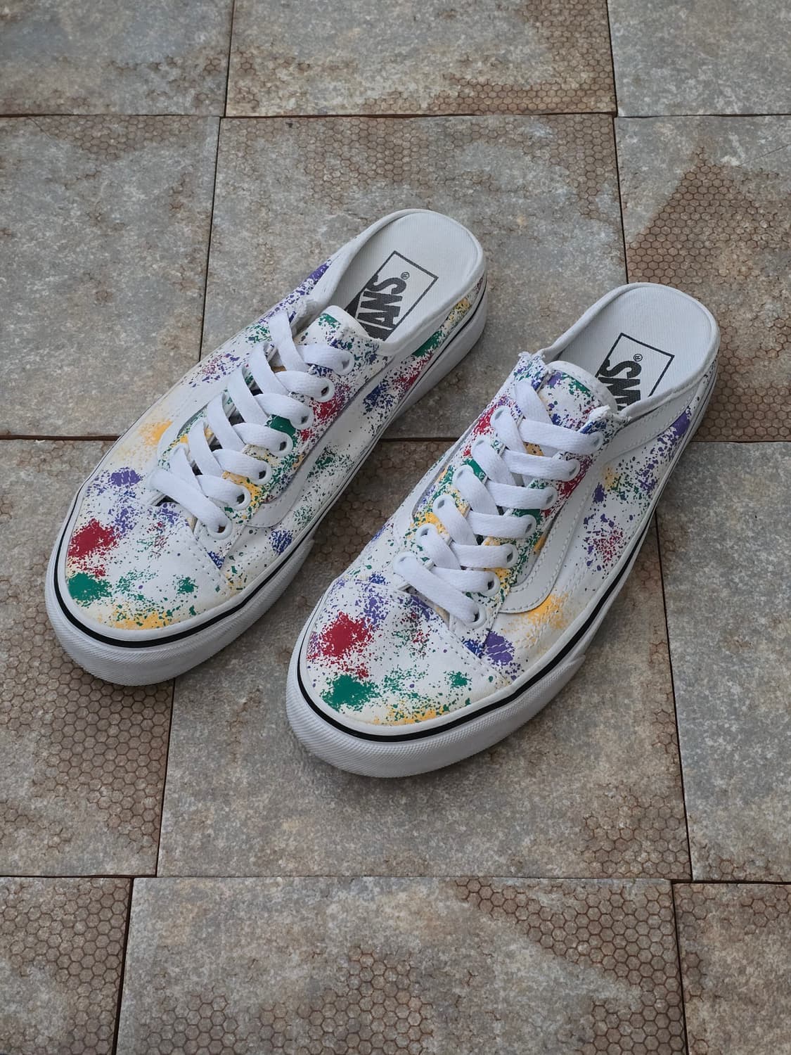 (245)반스 스타일 36 뮬 오버 스프레이 상품이미지1