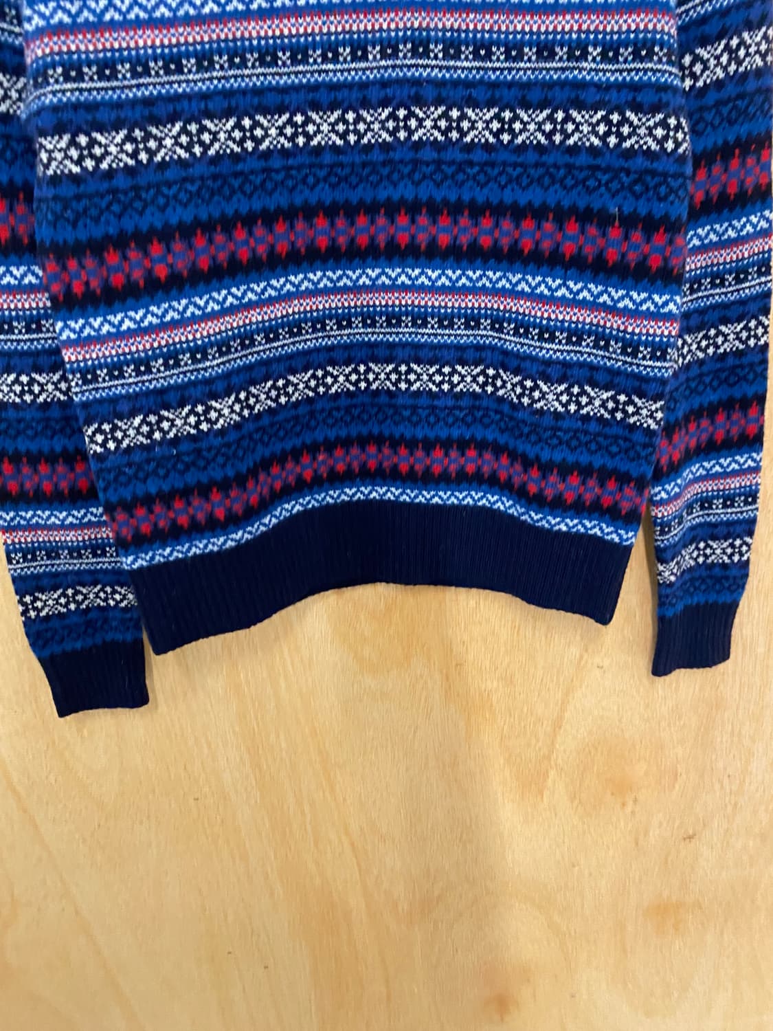 BEAMS fair isle knit 빔즈 페어아일 니트 상품이미지5