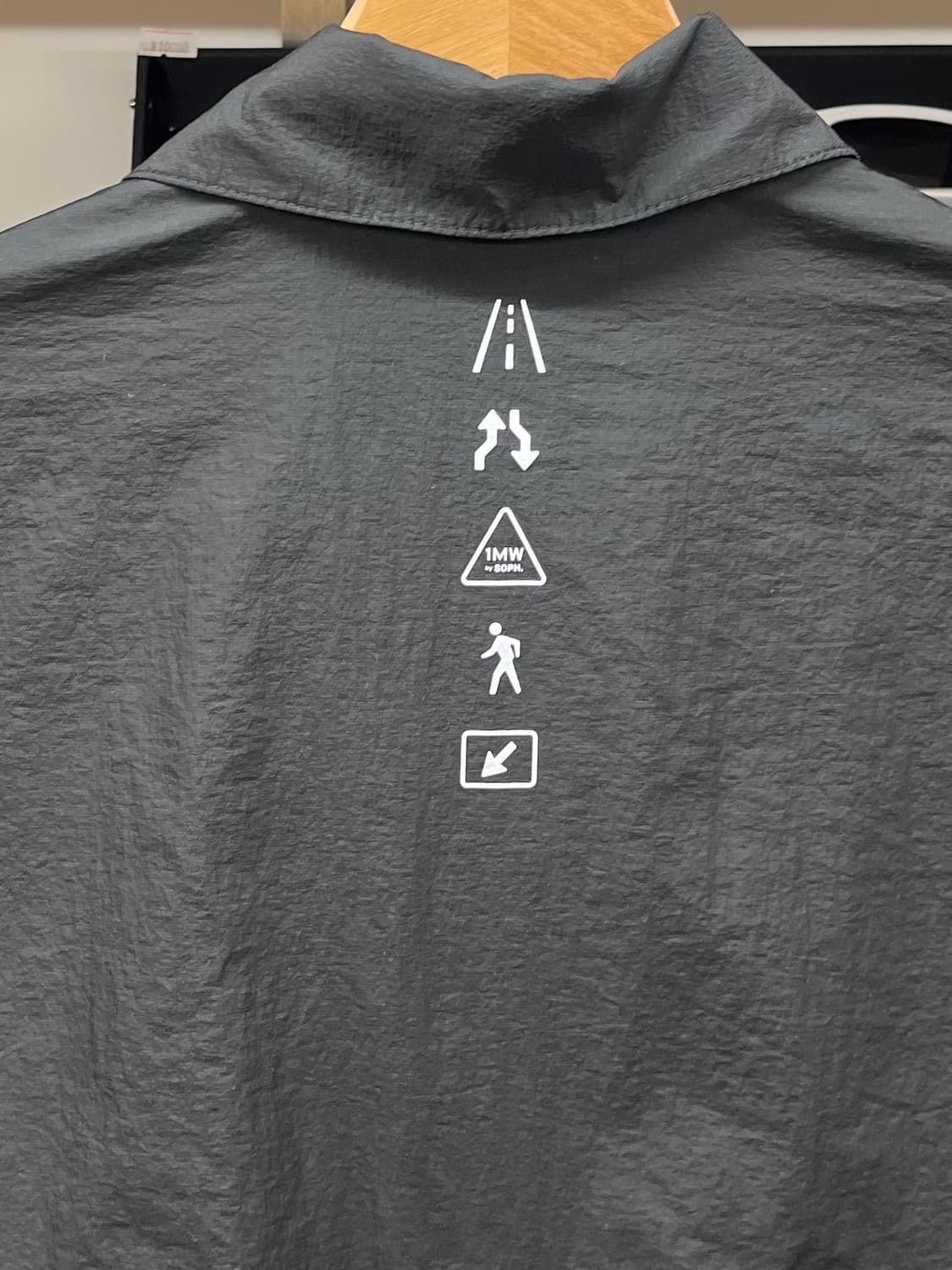 [90] 1MW by SOPH. 블랙 반팔 셔츠 상품이미지6