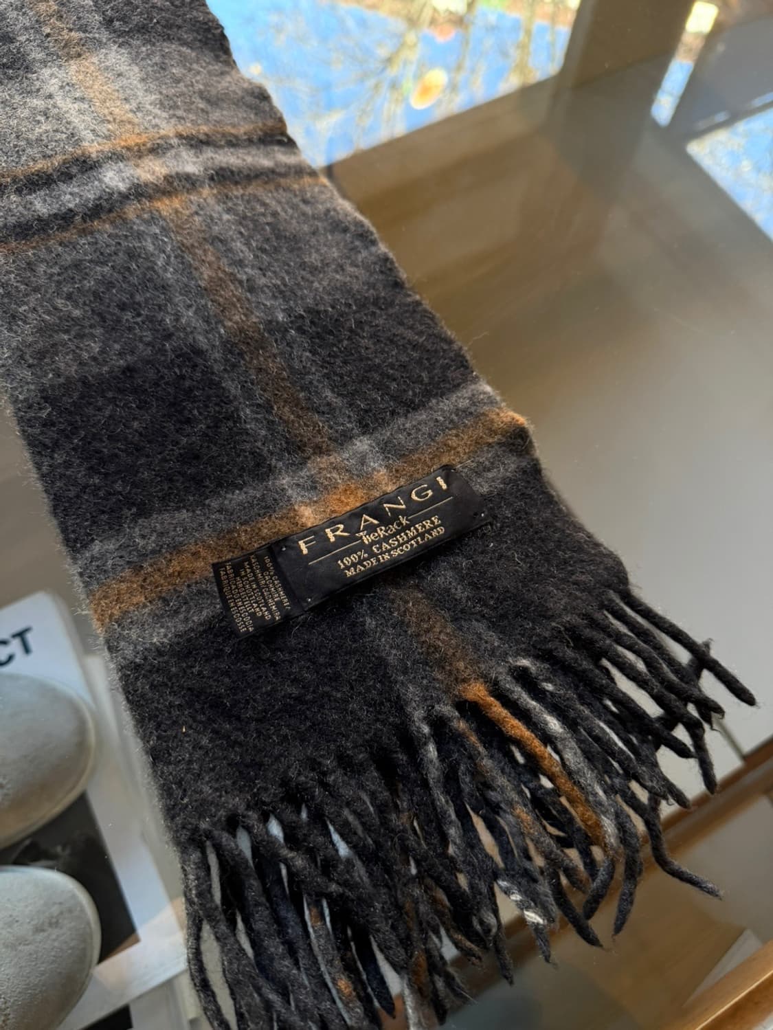 FRANGI 스코티쉬 캐시미어 머플러 상품이미지5