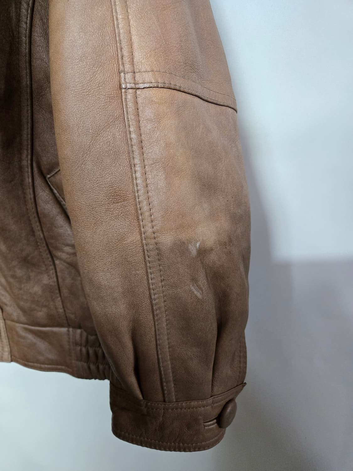 디노 갈루치 양가죽  무스탕 자켓 브라운 105  상품이미지6