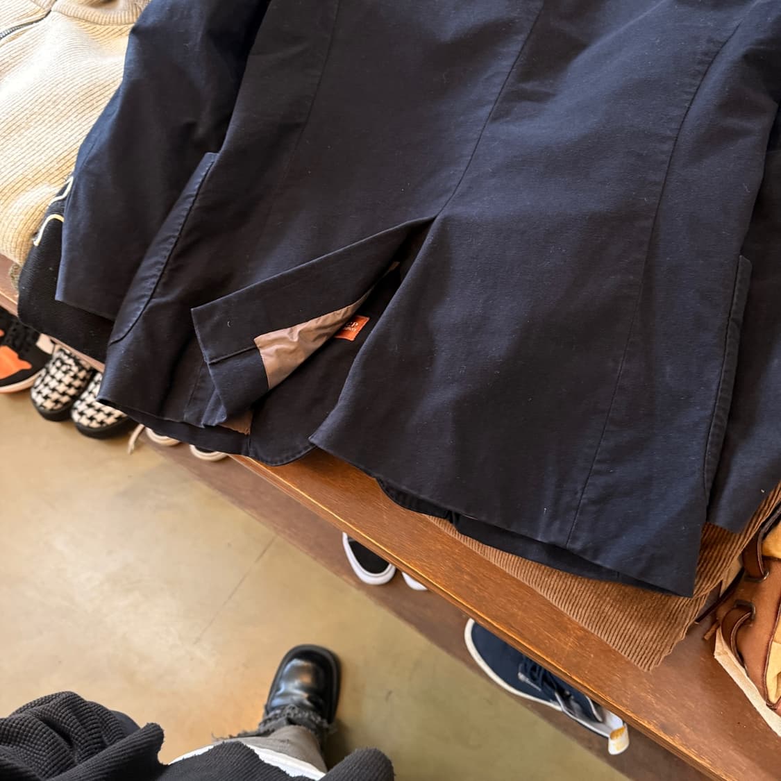 CP COMPANY 블랙 싱글벤트 포켓 블레이저 상품이미지6