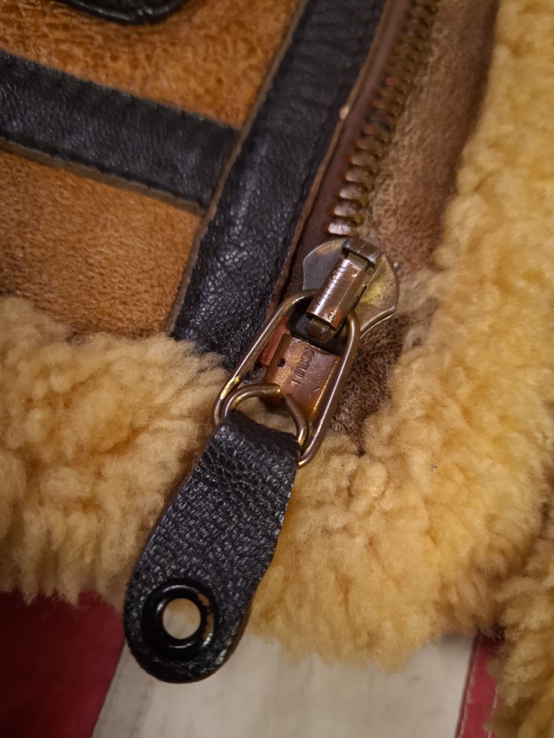 오리지날 WW2 대전형 골든베어 B-3 폭격기 무스탕 상품이미지5