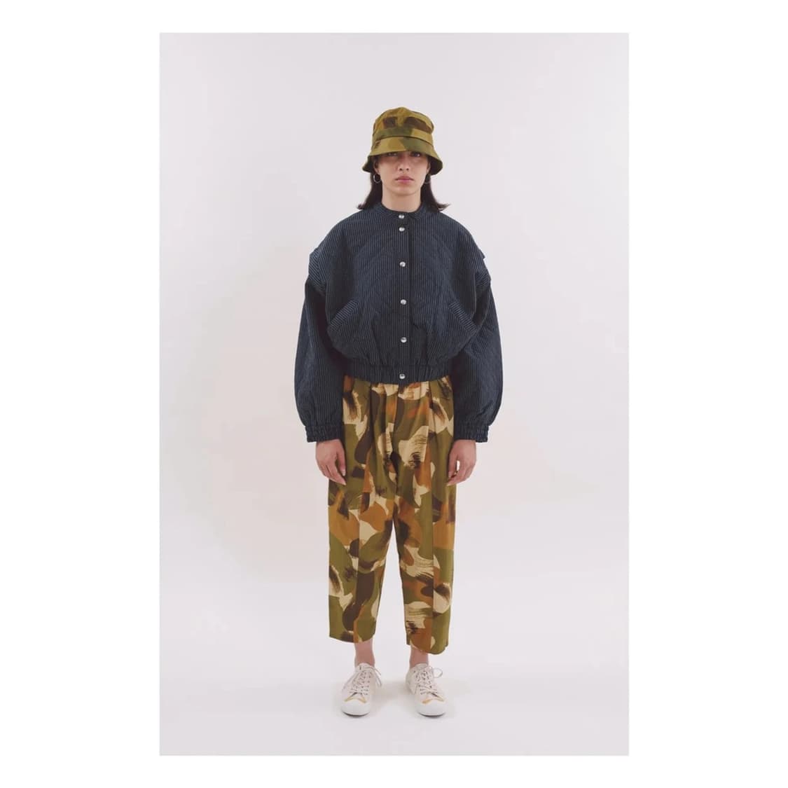 YMC 실비안 카모 플라쥬 투턱 팬츠 PN6025 상품이미지2