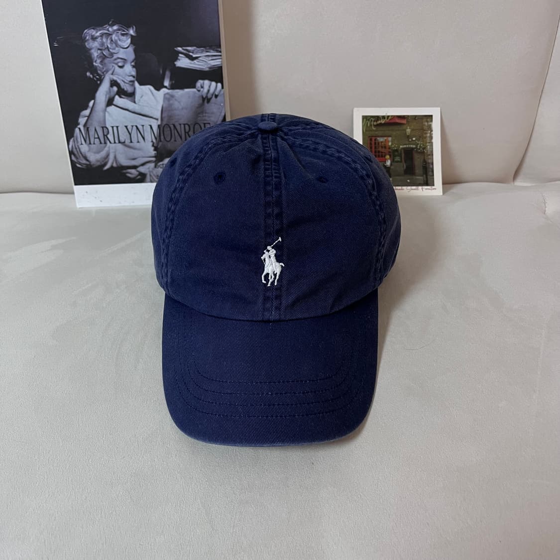 [정품] 폴로 네이비 / 화이트포니 모자 상품이미지2