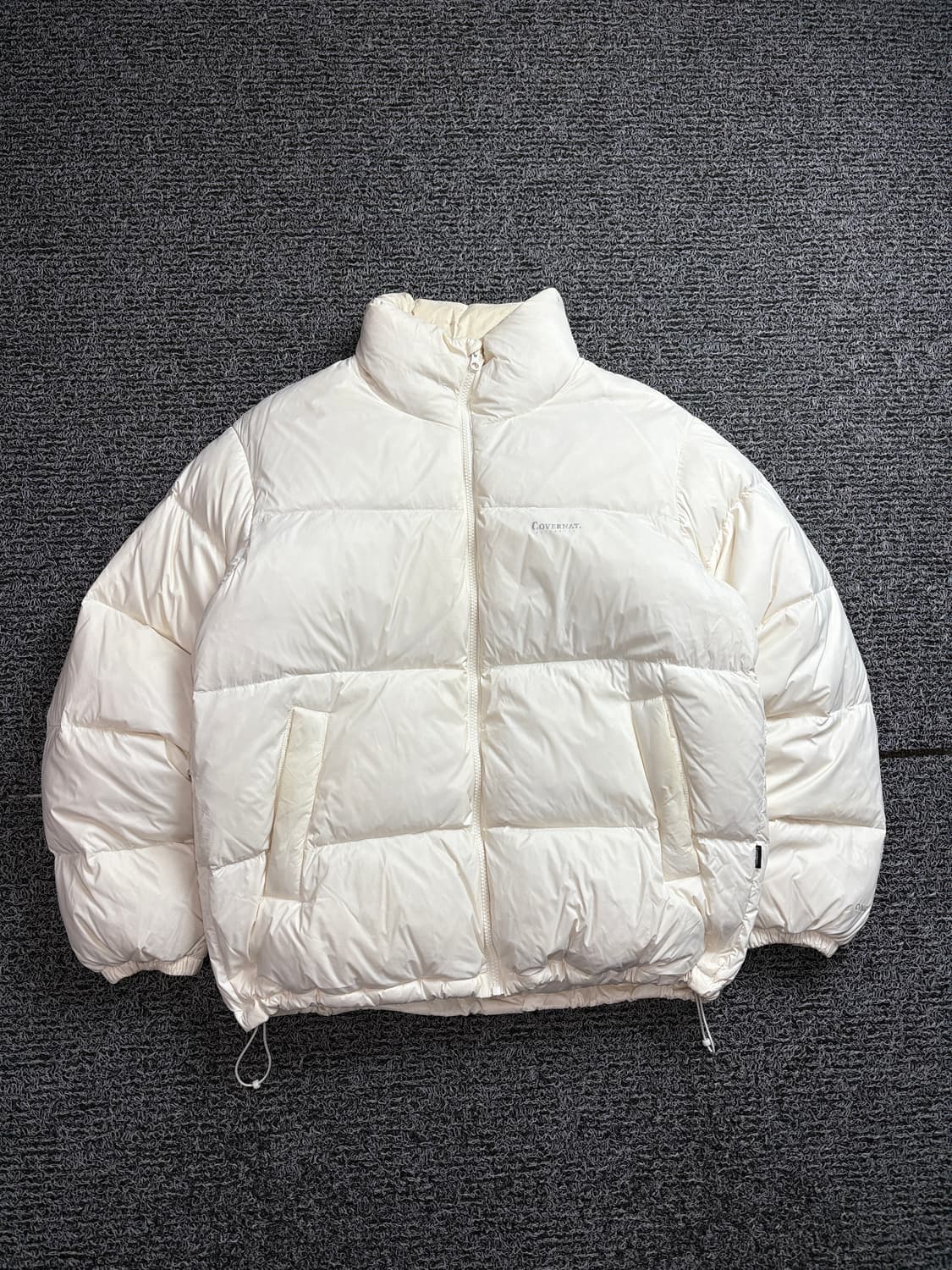 커버낫 아치로고 미니멀 구스 다운 패딩 2129 상품이미지2