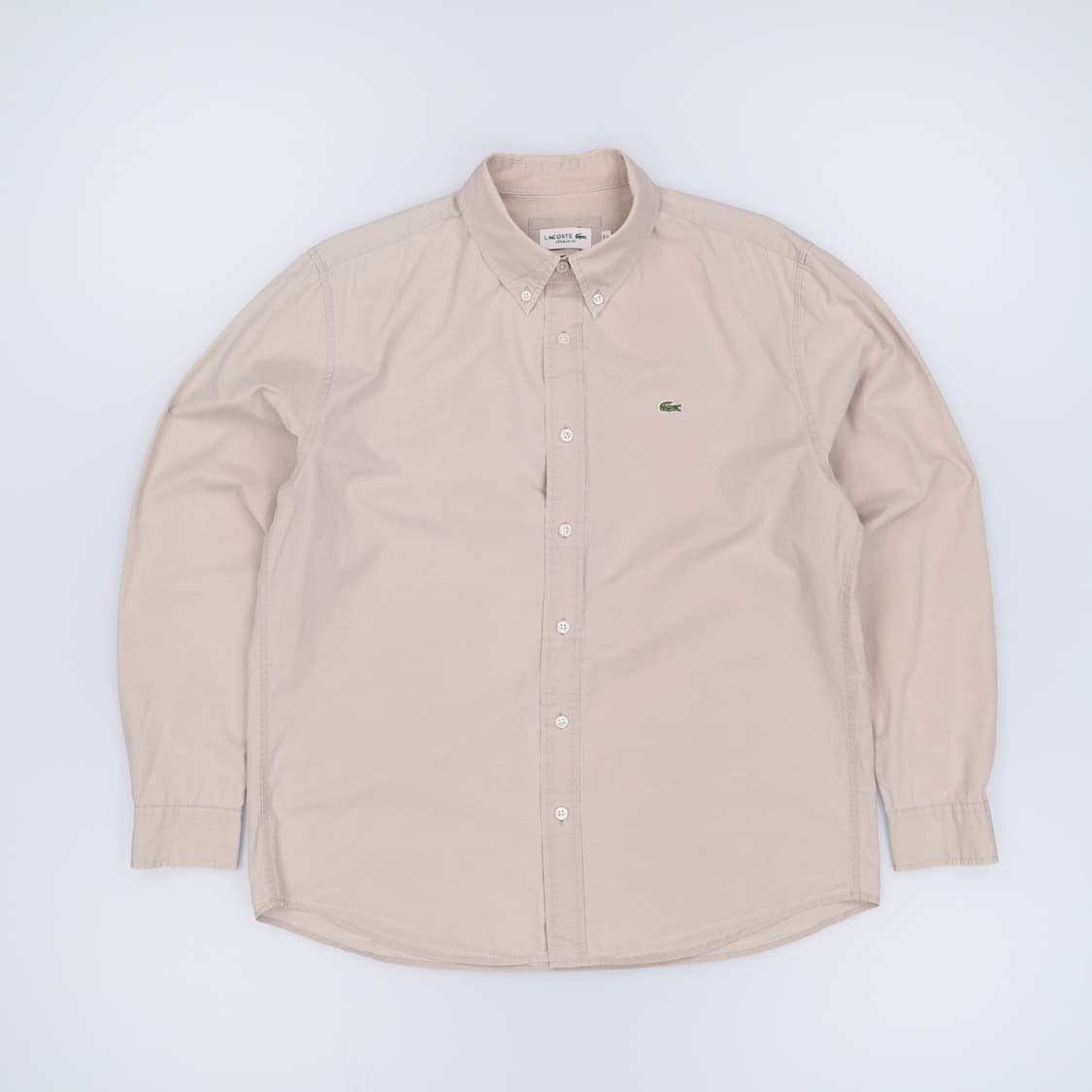 [US L] 라코스테 가먼트다이 옥스포드 셔츠 남방 3784 상품이미지1