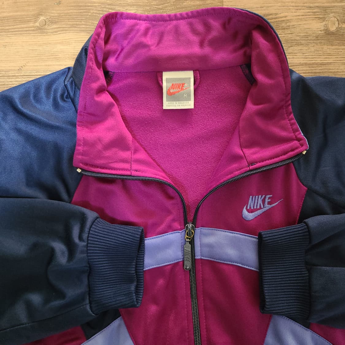 90s 나이키 빈티지 올드스쿨 져지 저지 트랙탑 집업 자켓 (100) 상품이미지4