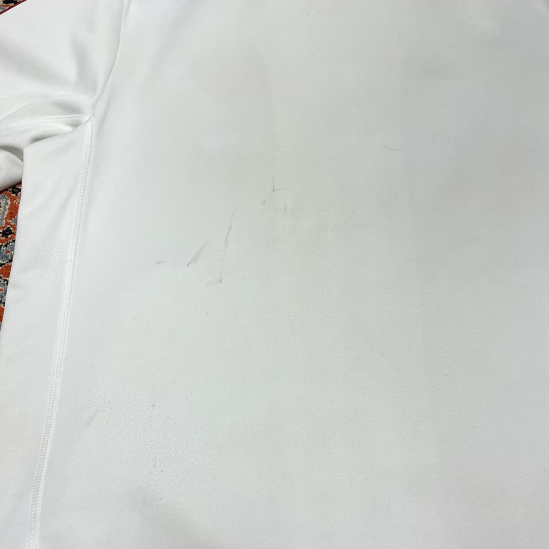 아디다스 삼선 레드화이트 맨유 트랙탑 집업져지 남성100 상품이미지8