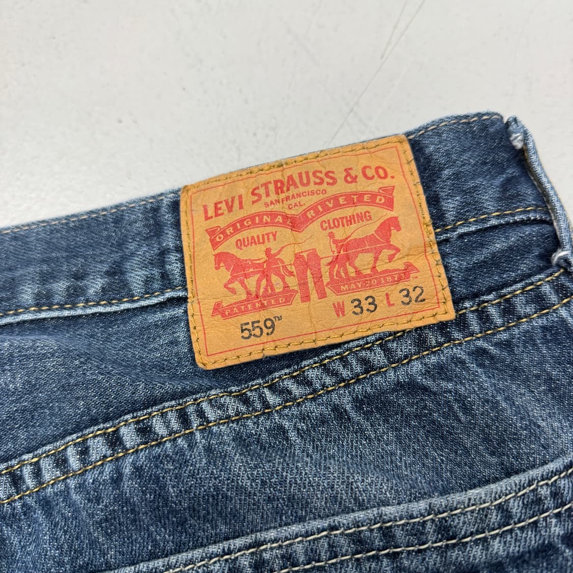 리바이스 559 새깅 워싱 스케이터 데님팬츠 상품이미지7