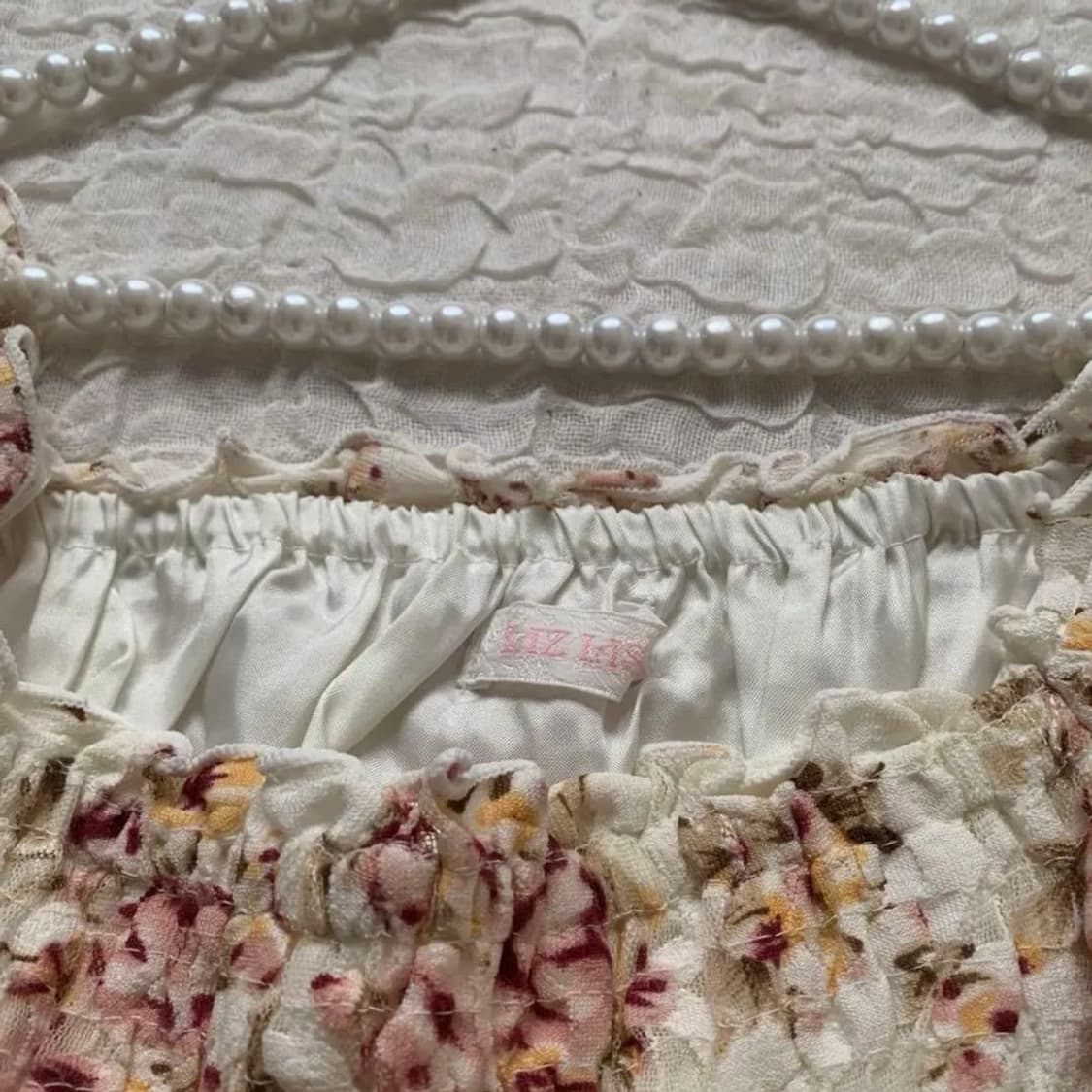 대장급) 리즈리사 플로럴 원피스 라떼갸루 히메갸루 상품이미지2