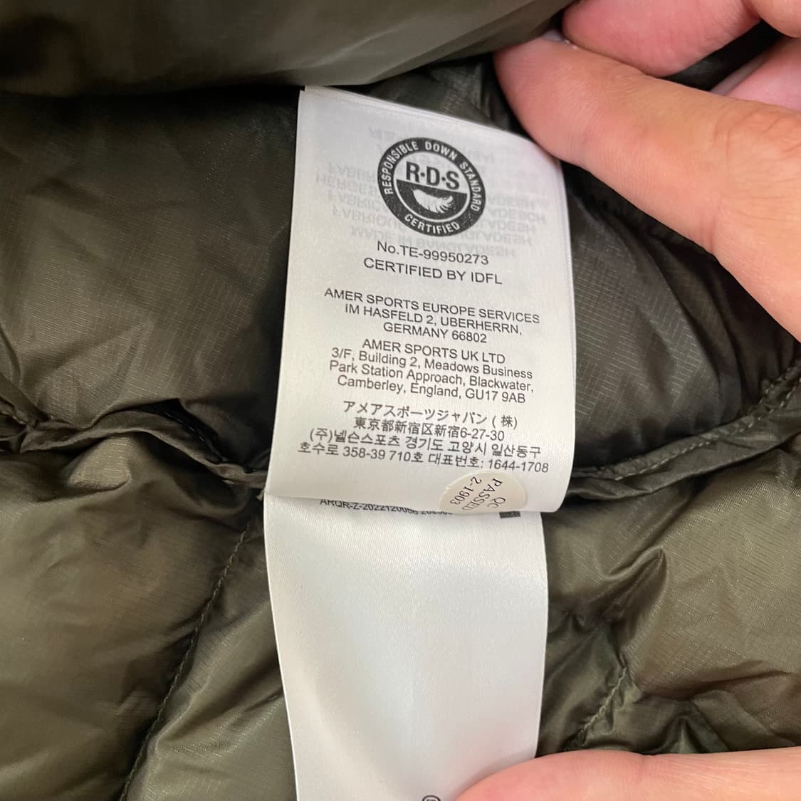 [M] 아크테릭스 토륨 후디 타츠 패딩 구스 다운 상품이미지4