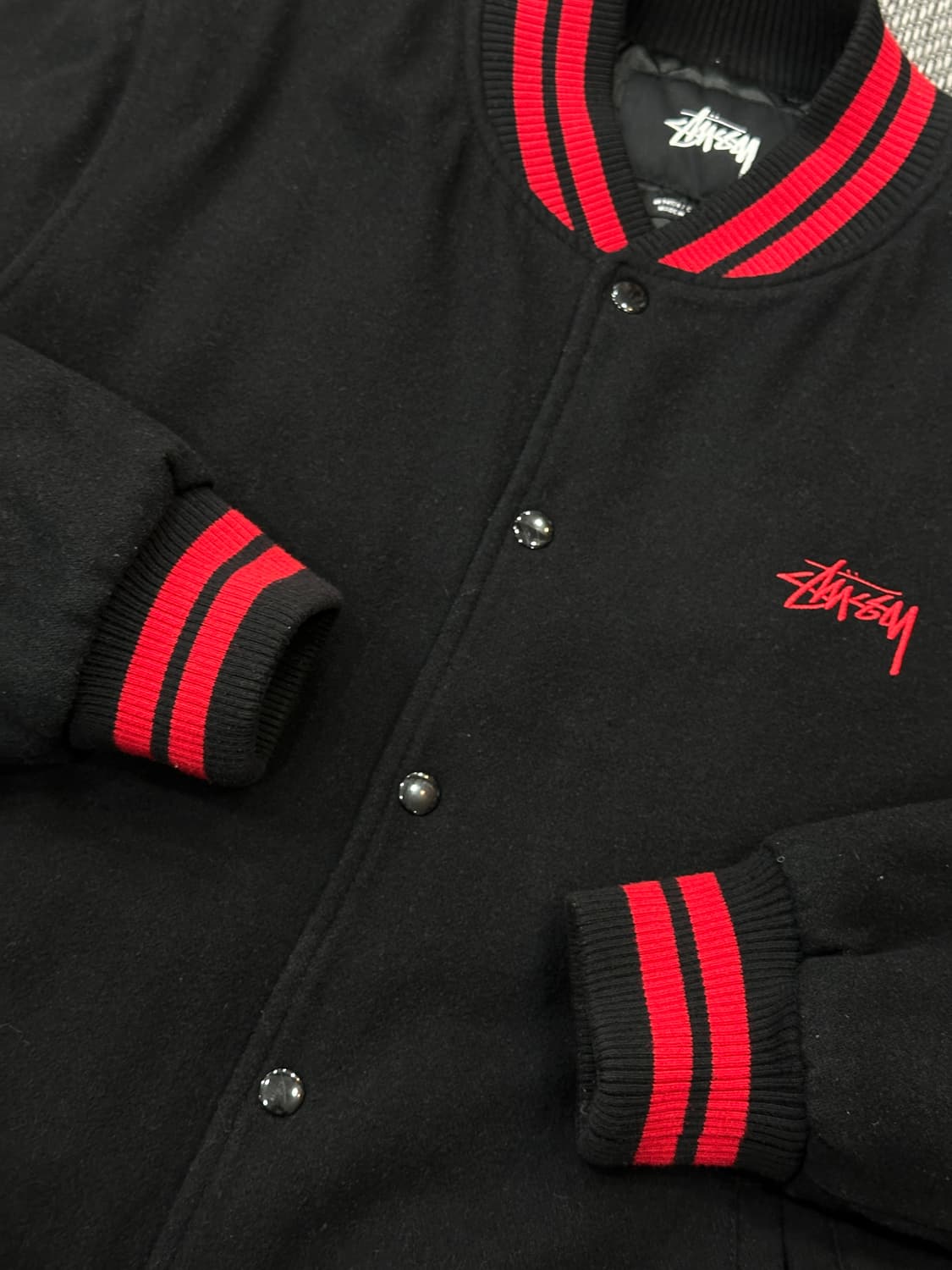 정품 스투시 바시티자켓 상품이미지4