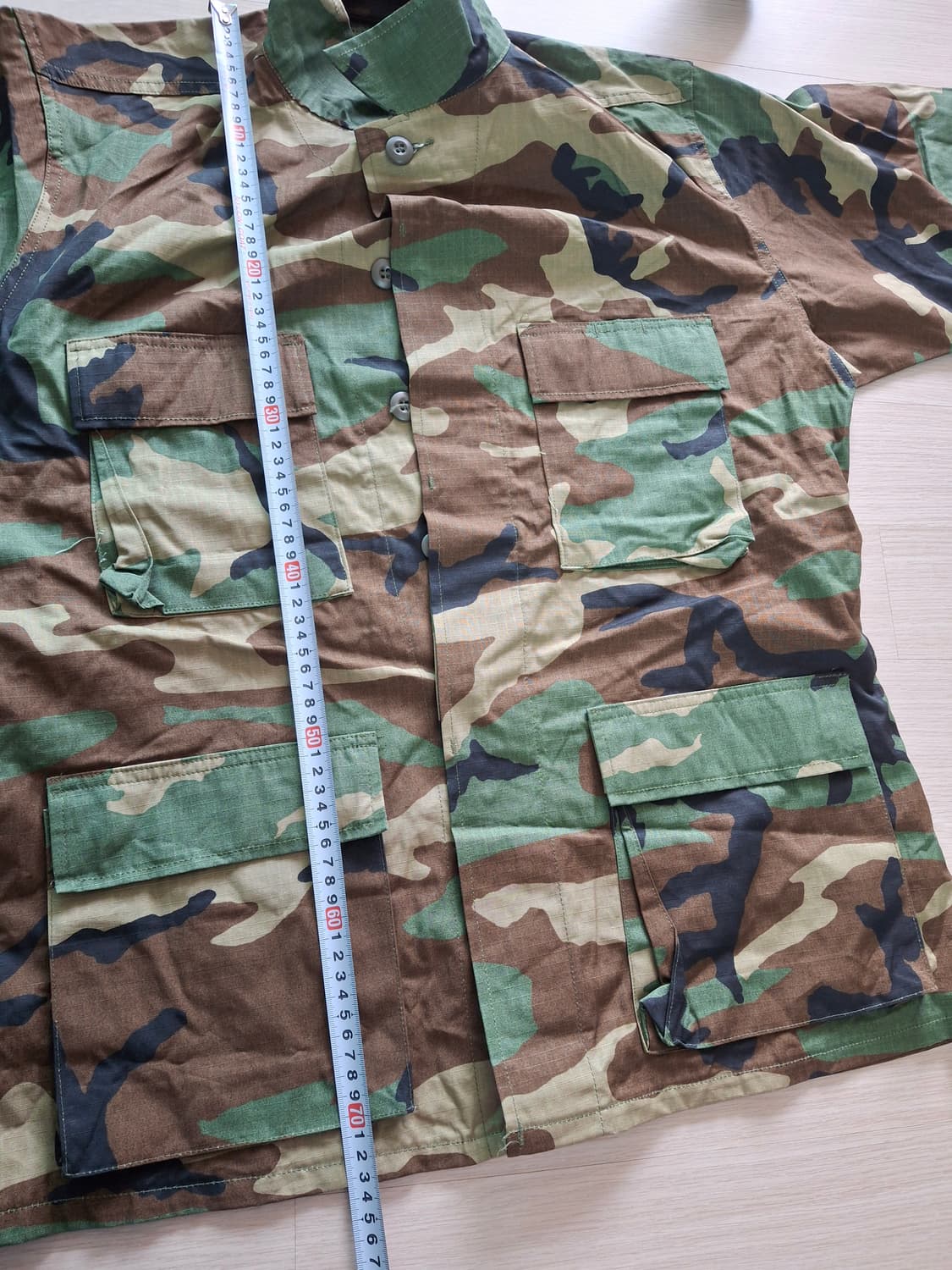 미군 밀리터리 우드랜드 카모 립스탐 상의 M-R 상품이미지7