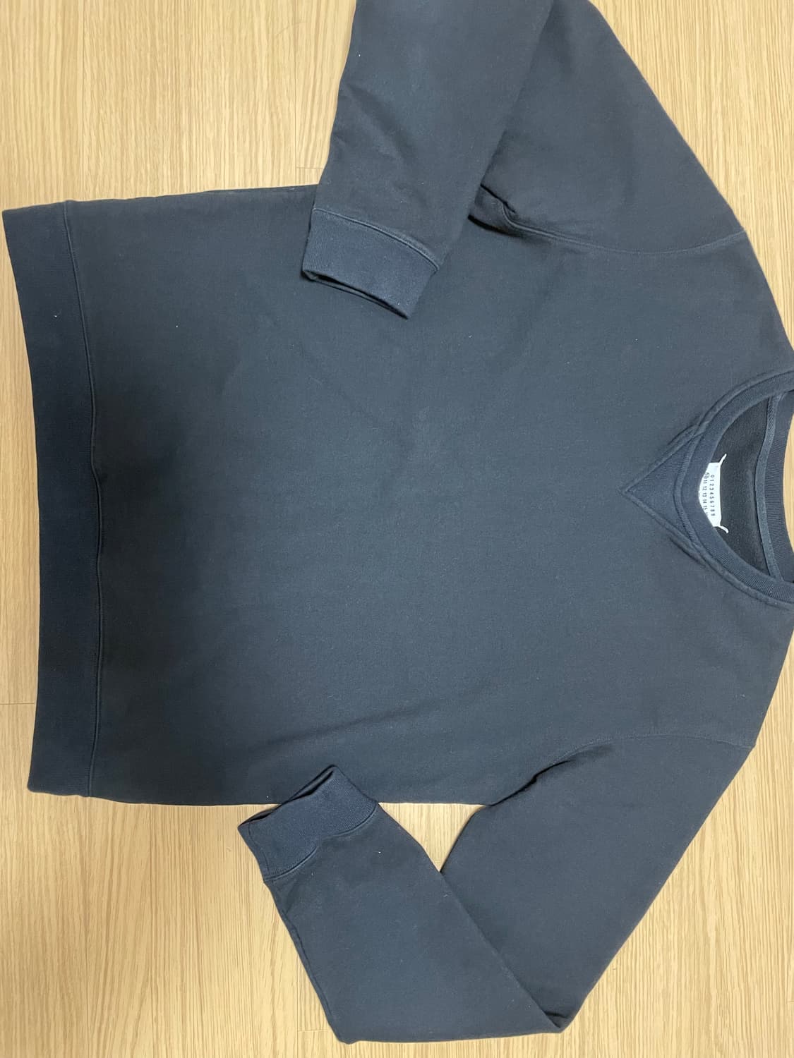 메종 마르지엘라 맨투맨 블랙 상품이미지1