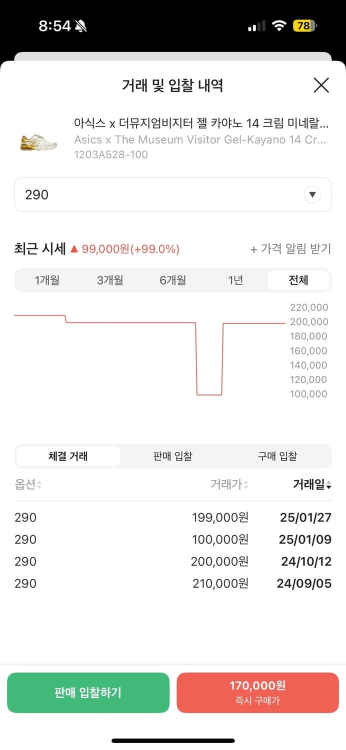 아식스 더뮤지엄비지터 젤카야노 14 크림미네랄 브라운 290 상품이미지2