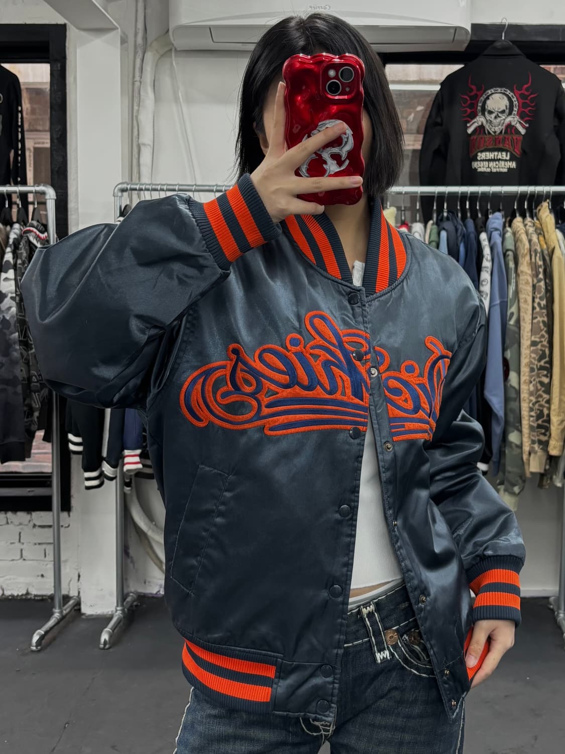 디키즈 빅로고 스타디움 자켓 상품이미지1