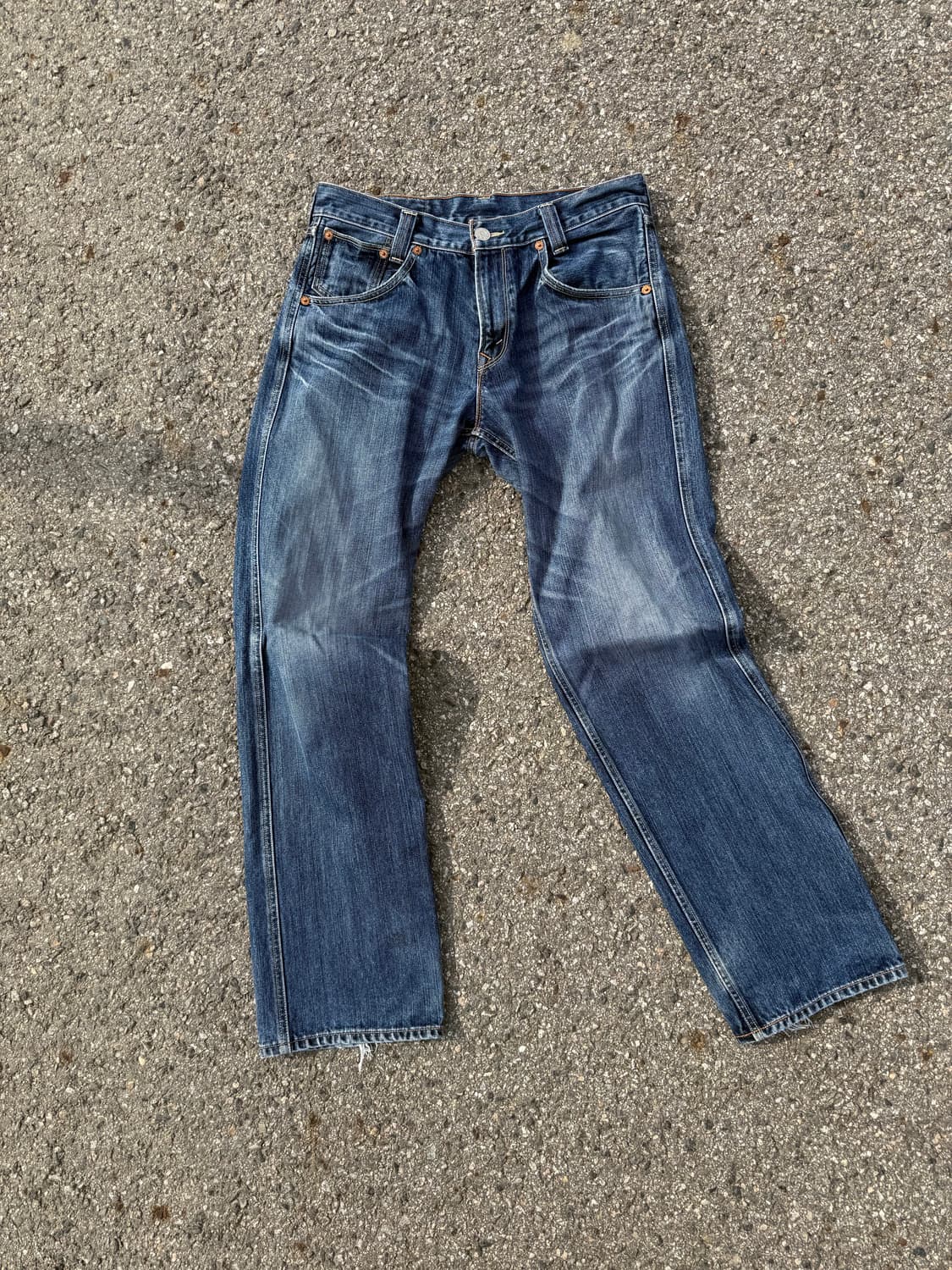 00s Levis 703 straight 빈티지 리바이스 데님팬츠 상품이미지1