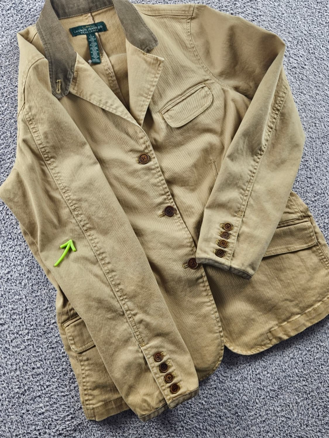 LRL 로렌 진스 컴퍼니 사파리 헌팅 자켓 ( L ) / 11069 상품이미지6