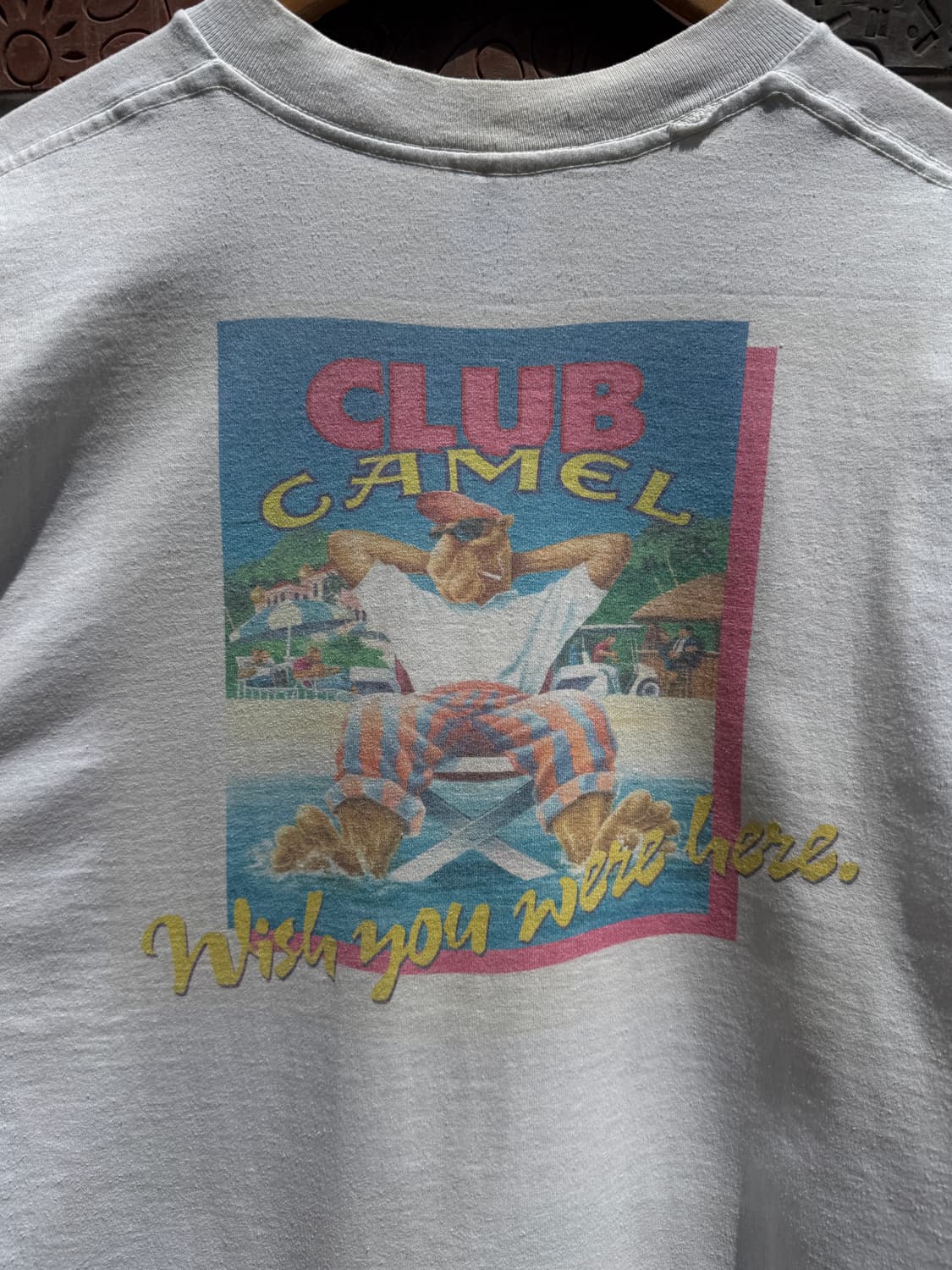 Camel 90s 카멜 클럽 맴버스 프로모 빈티지 포켓 티셔츠 상품이미지3