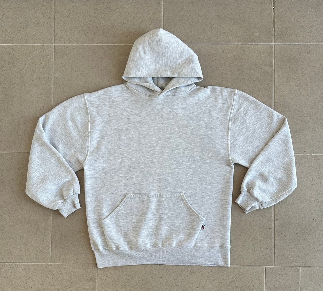 90s 빈티지 러셀 후드 밝은그레이 L USA 상품이미지1