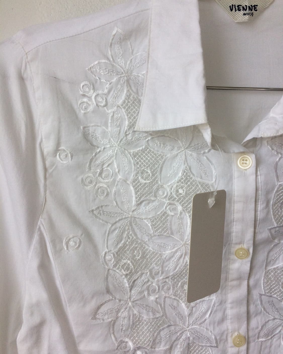 Embroidery pattern point shirt 상품이미지4