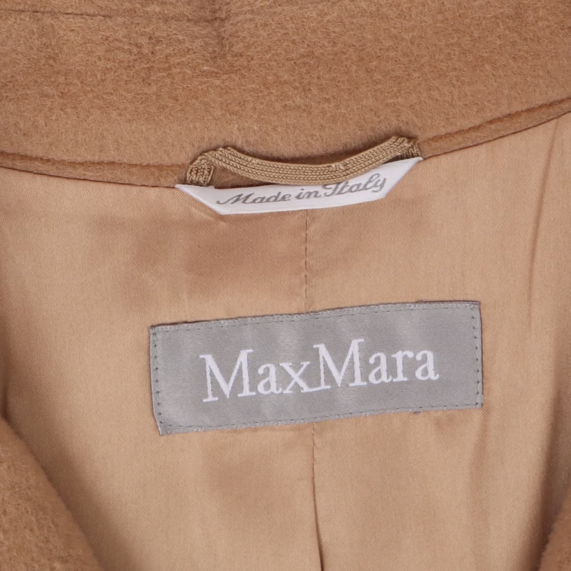 막스마라 이태리 베이지 큐프라 울 코트 상품이미지8