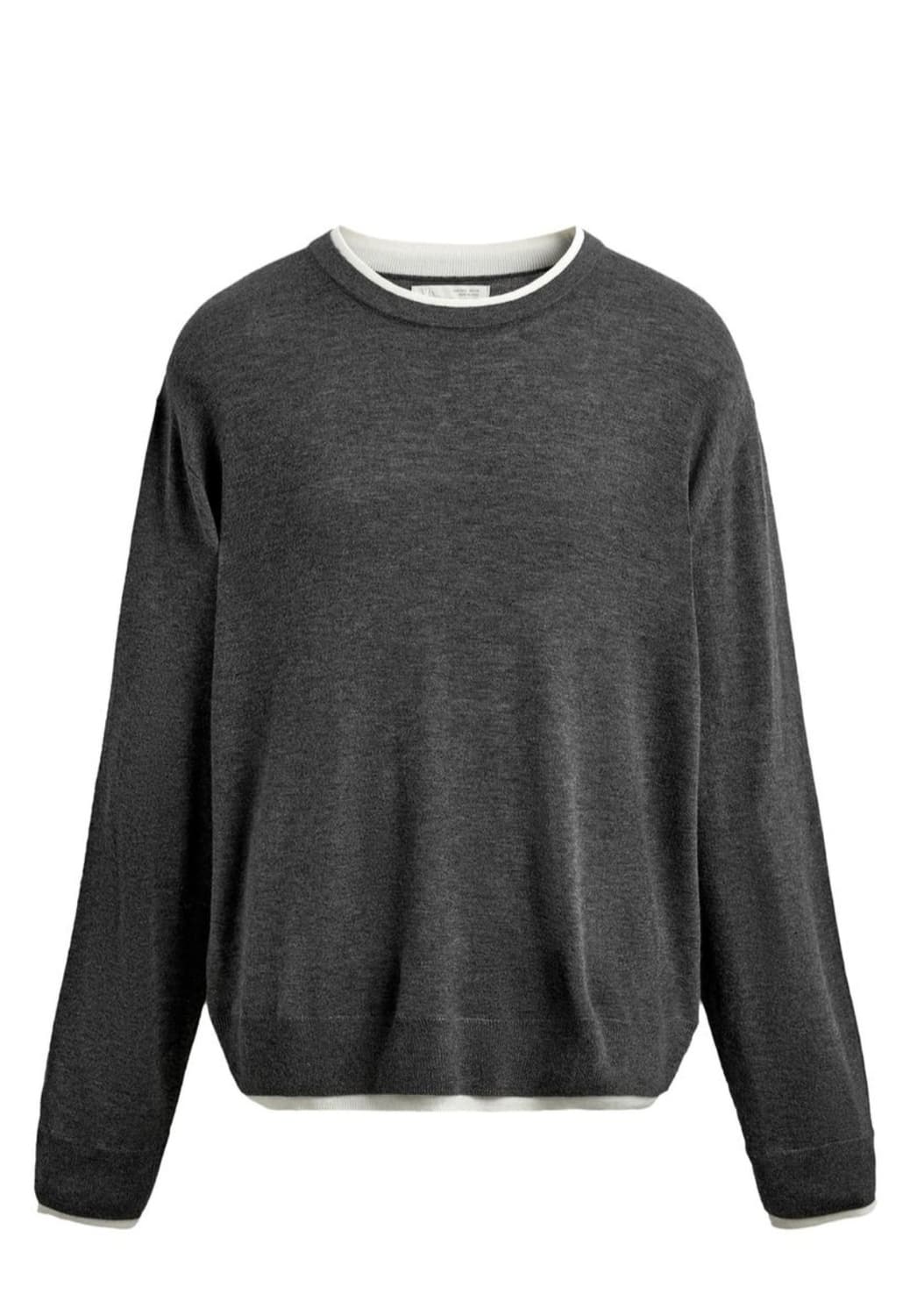 Zara 콘트라스트 니트 스웨터 상품이미지1