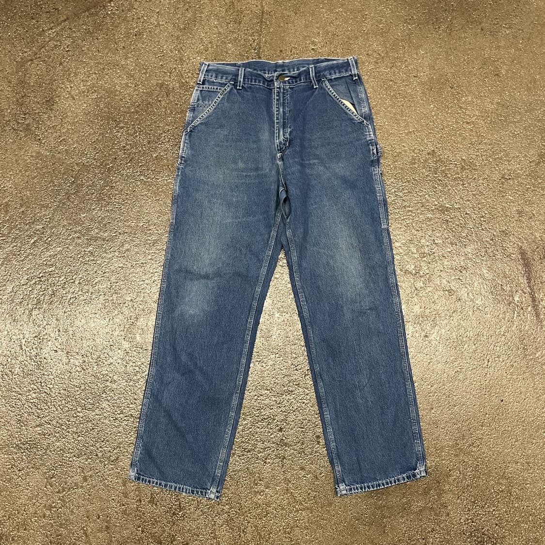 Carhartt 데님 카펜터 팬츠 (34“) 상품이미지4
