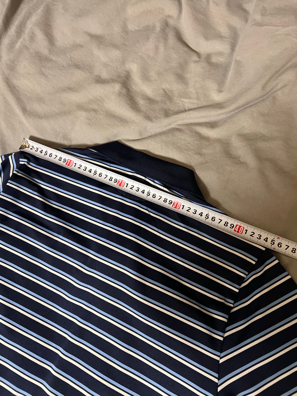 폴로 랄프로렌 퍼포먼스 라인 줄무늬 카라티 L 상품이미지10