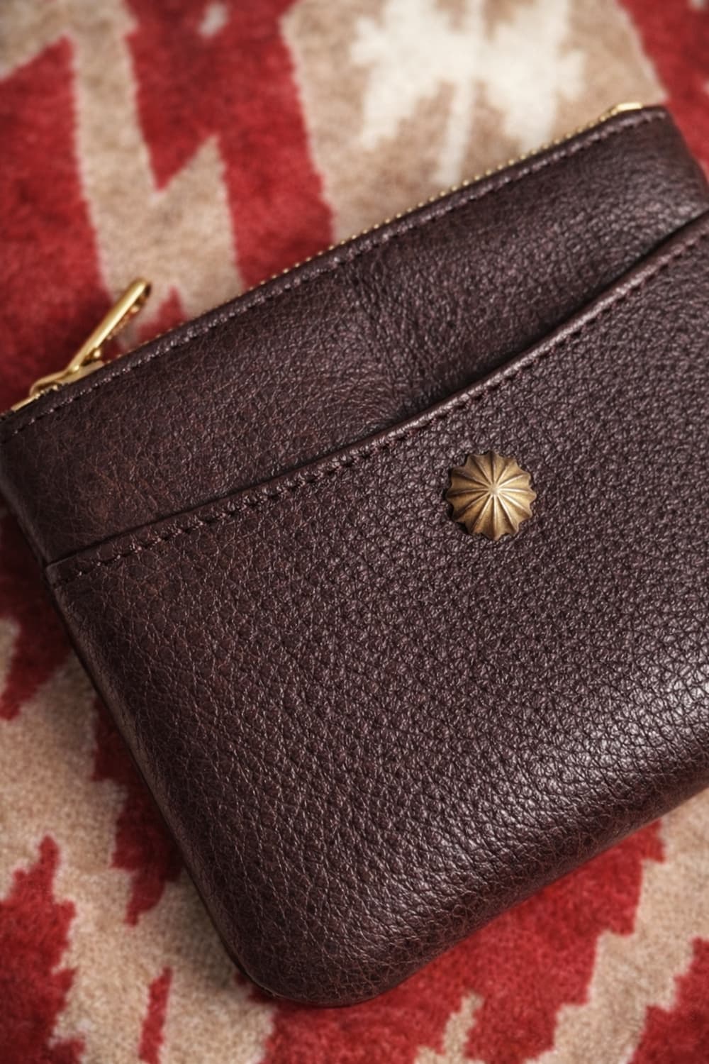 리벳 카드지갑 미니파우치 가죽지갑 상품이미지1