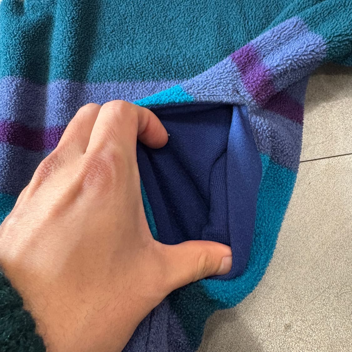 90s L.L.bean 90년대 생산 엘엘빈 스트라이프 신칠라 스냅티 상품이미지10