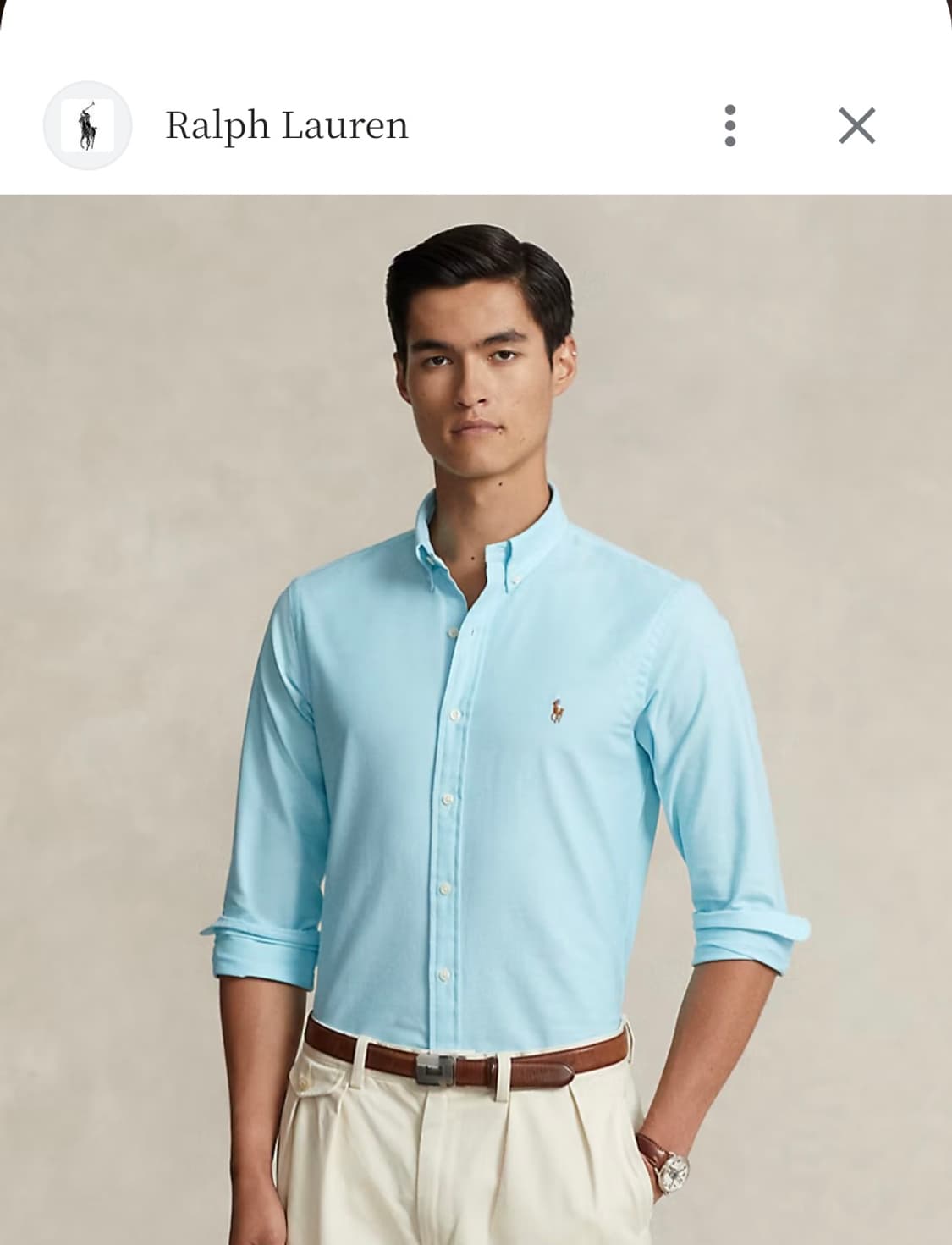 폴로 랄프로렌 옥스포드 셔츠 새상품 L  상품이미지8