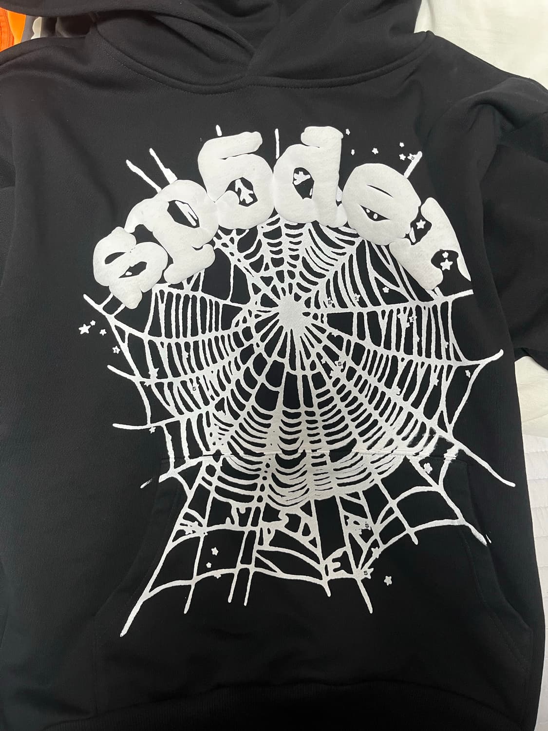 Sp5der 검정 후드티  상품이미지3