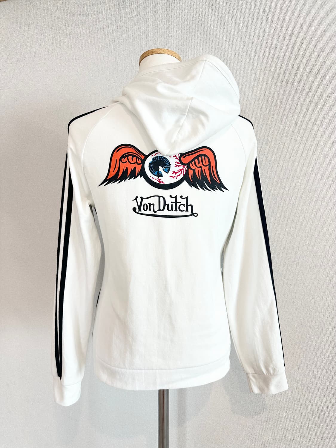 Von dutch 본더치 00's 배색 후드집업 갸루 y2k 펑크 괴짜 상품이미지3
