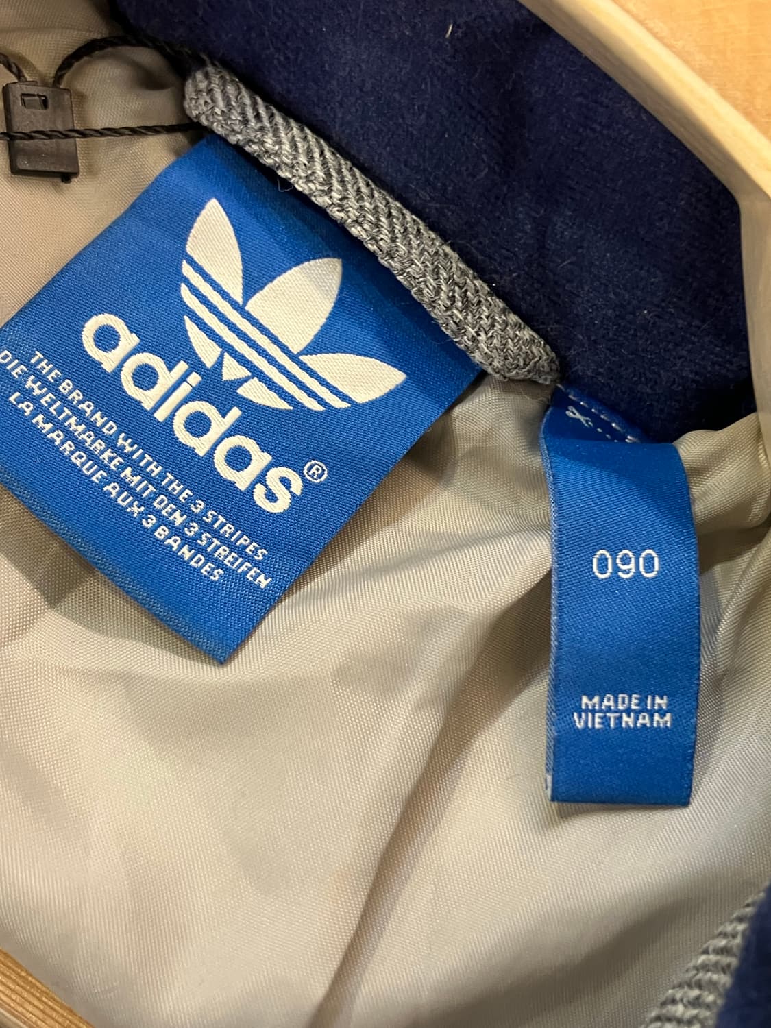 아디다스 모직 패딩 그레이 90  #csz2627 상품이미지4