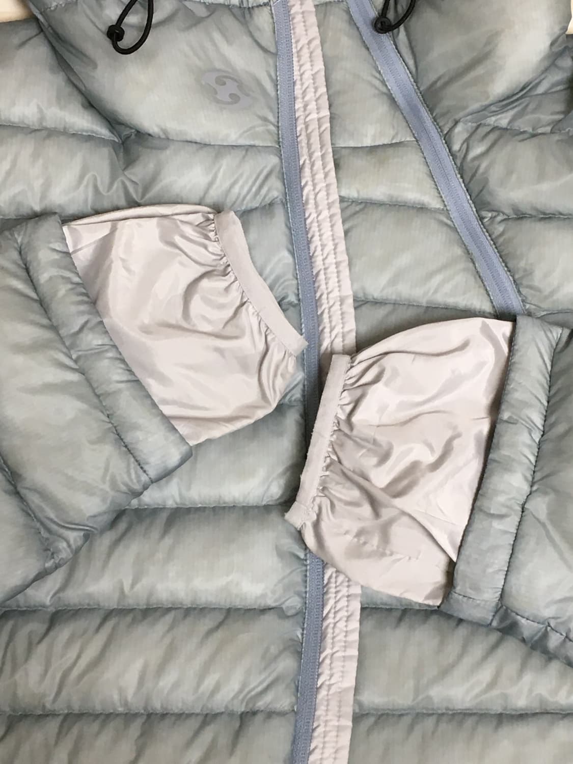 산산기어 서픽스 푸퍼 패딩 스카이블루 23fw 상품이미지4