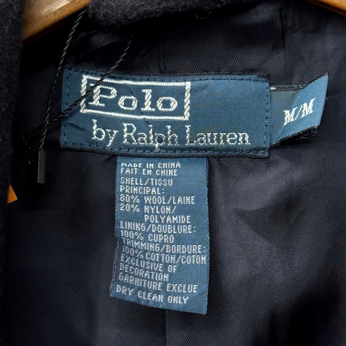 90s 폴로 랄프로렌 US NAVY 미 해군 밀리터리 복각 피코트 상품이미지6