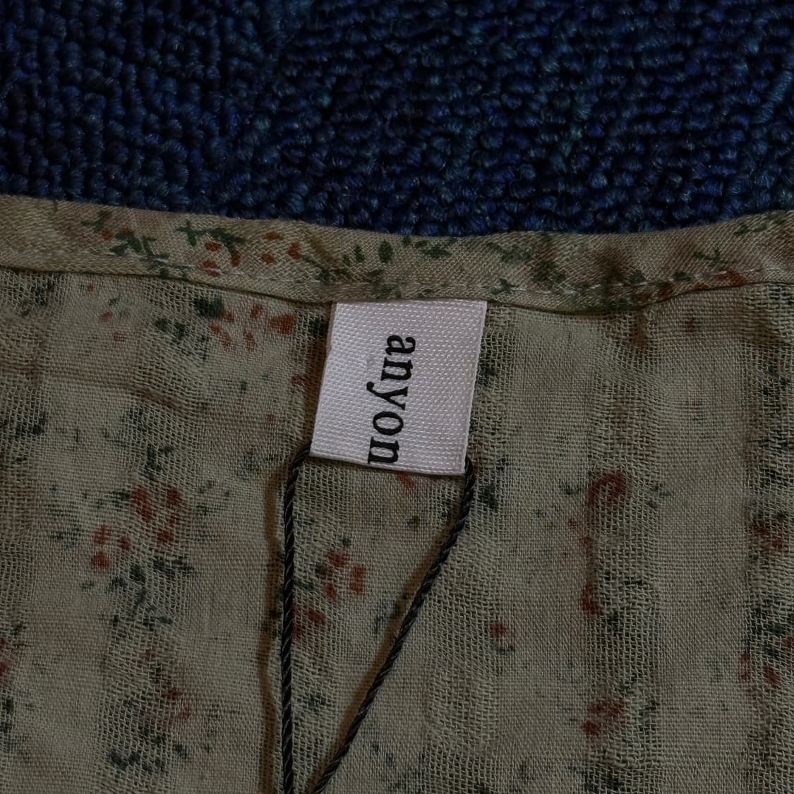 모리걸 플라워 패턴 나시 원피스 상품이미지4