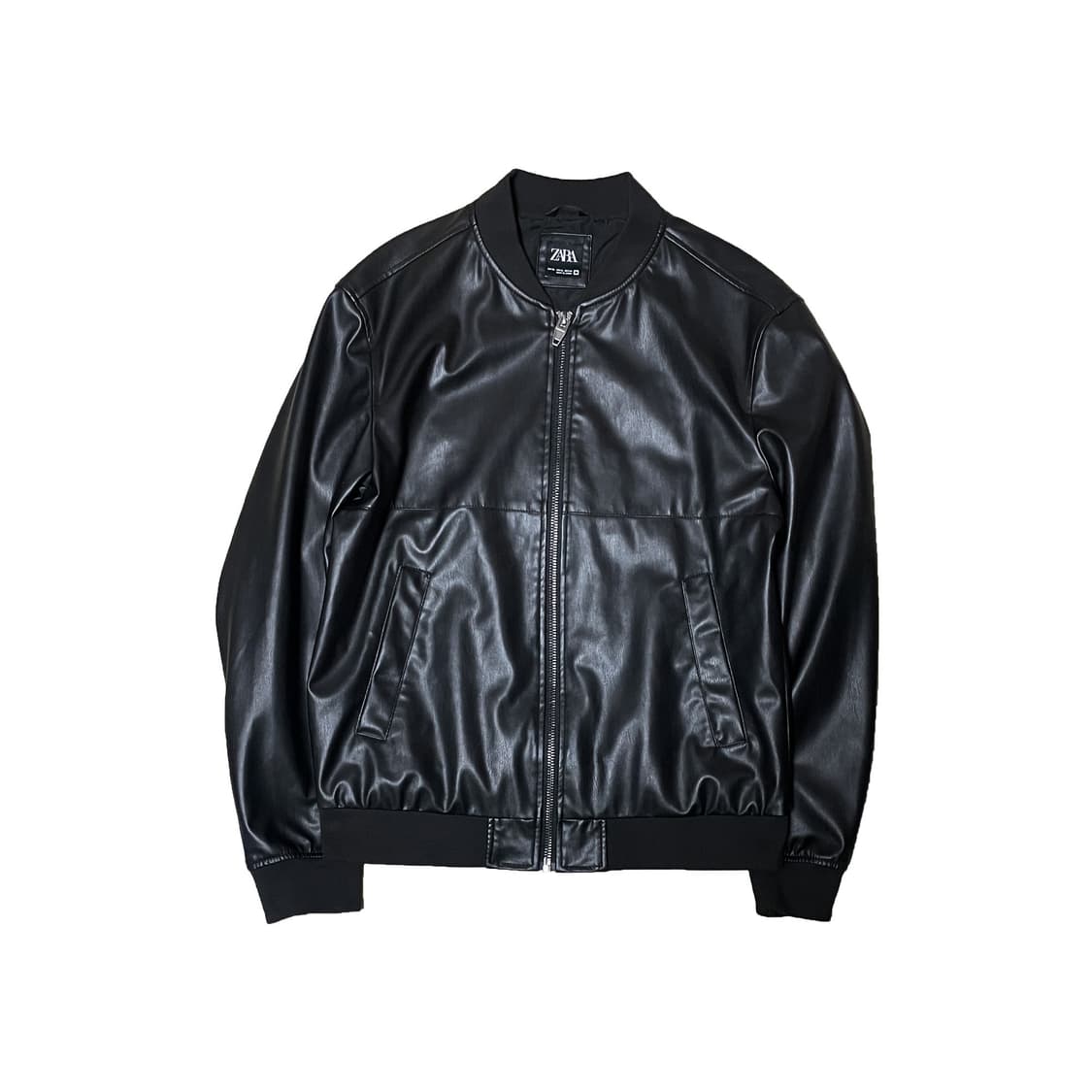 ZARA 자라 비건레더 블루종 점퍼 상품이미지1