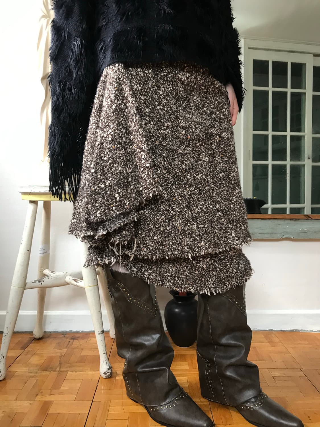  vintage wool skirt (26inch)  상품이미지3