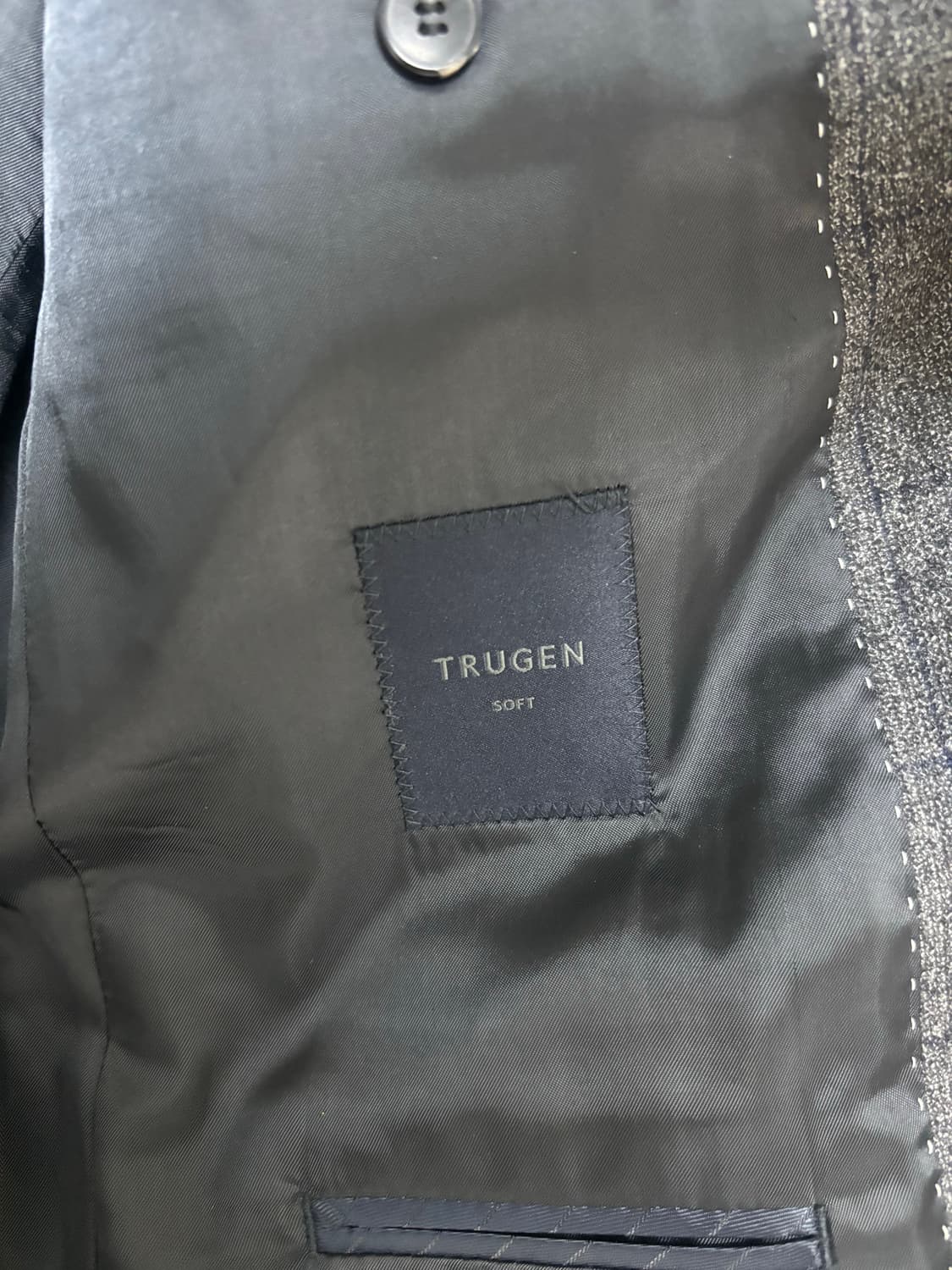 트루젠 그레이 체크 자켓 상품이미지3