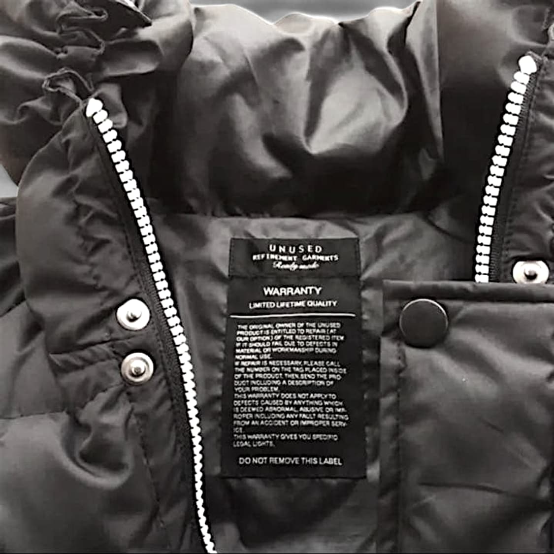 언유즈드 하이넥 롱 다운자켓 상품이미지3