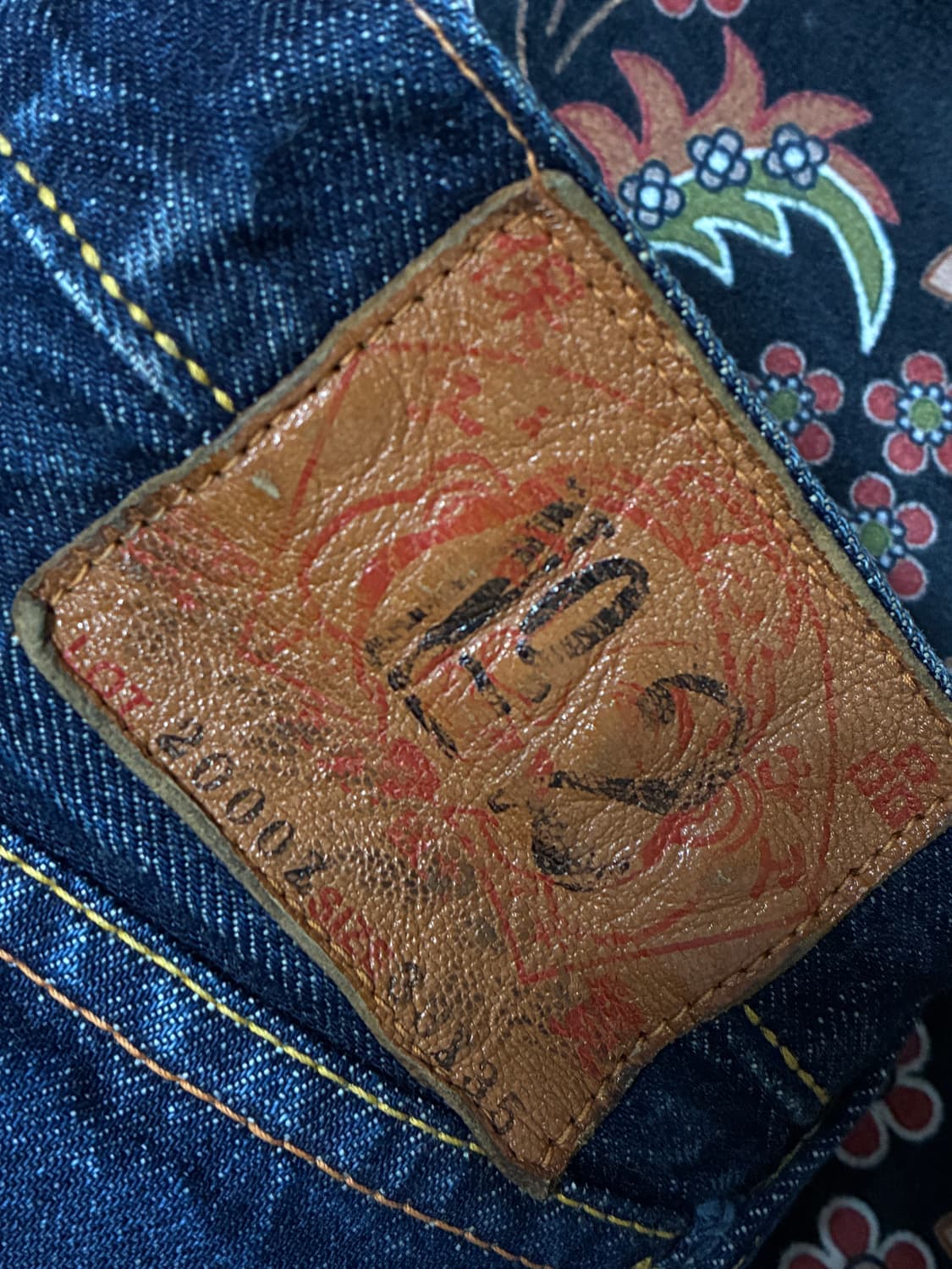 에비수 야마네 셀비지 데님 33 x 35 상품이미지3