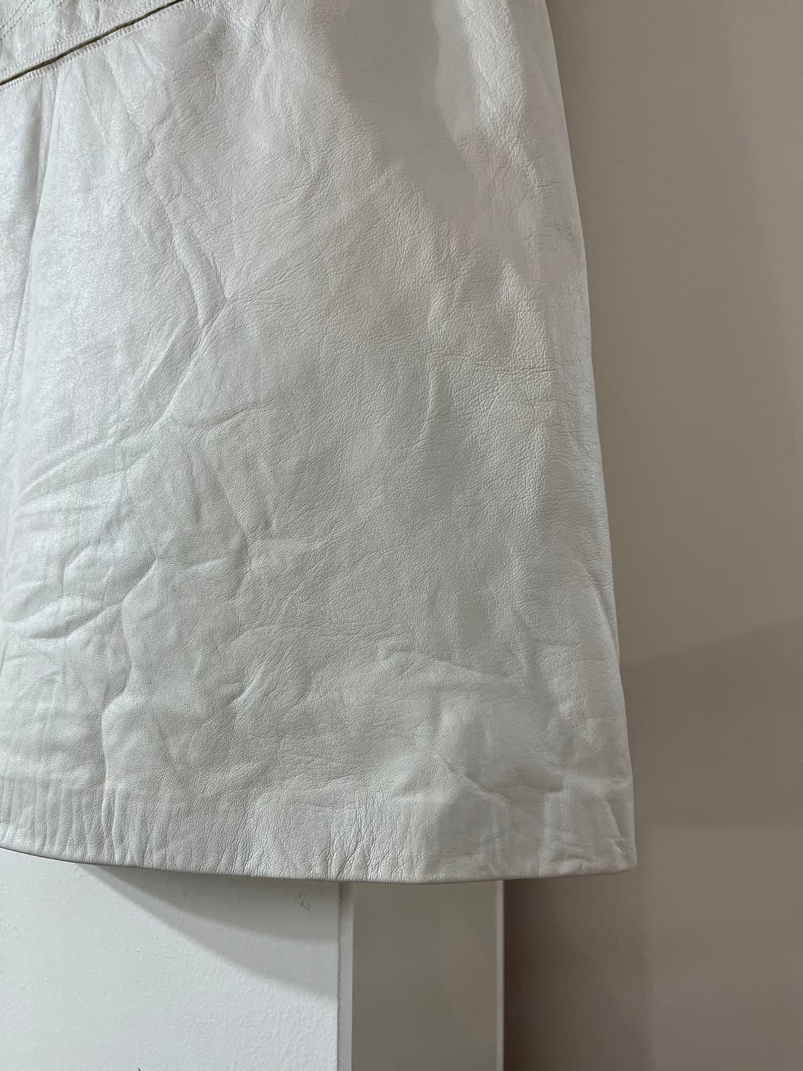 vintage leather skirt 상품이미지4