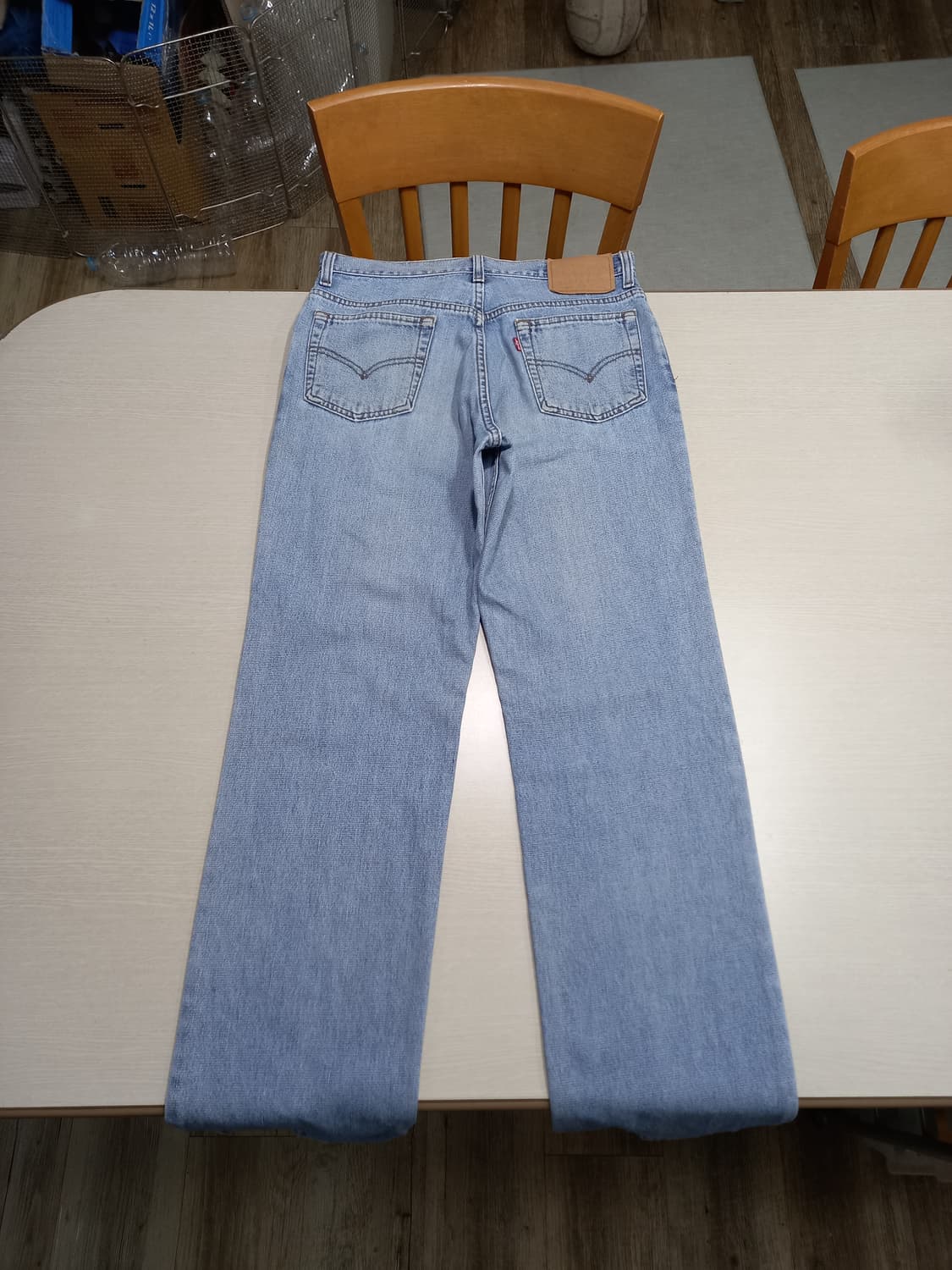 31 빈티지 리바이스508 일자진 연청 31-450 상품이미지2