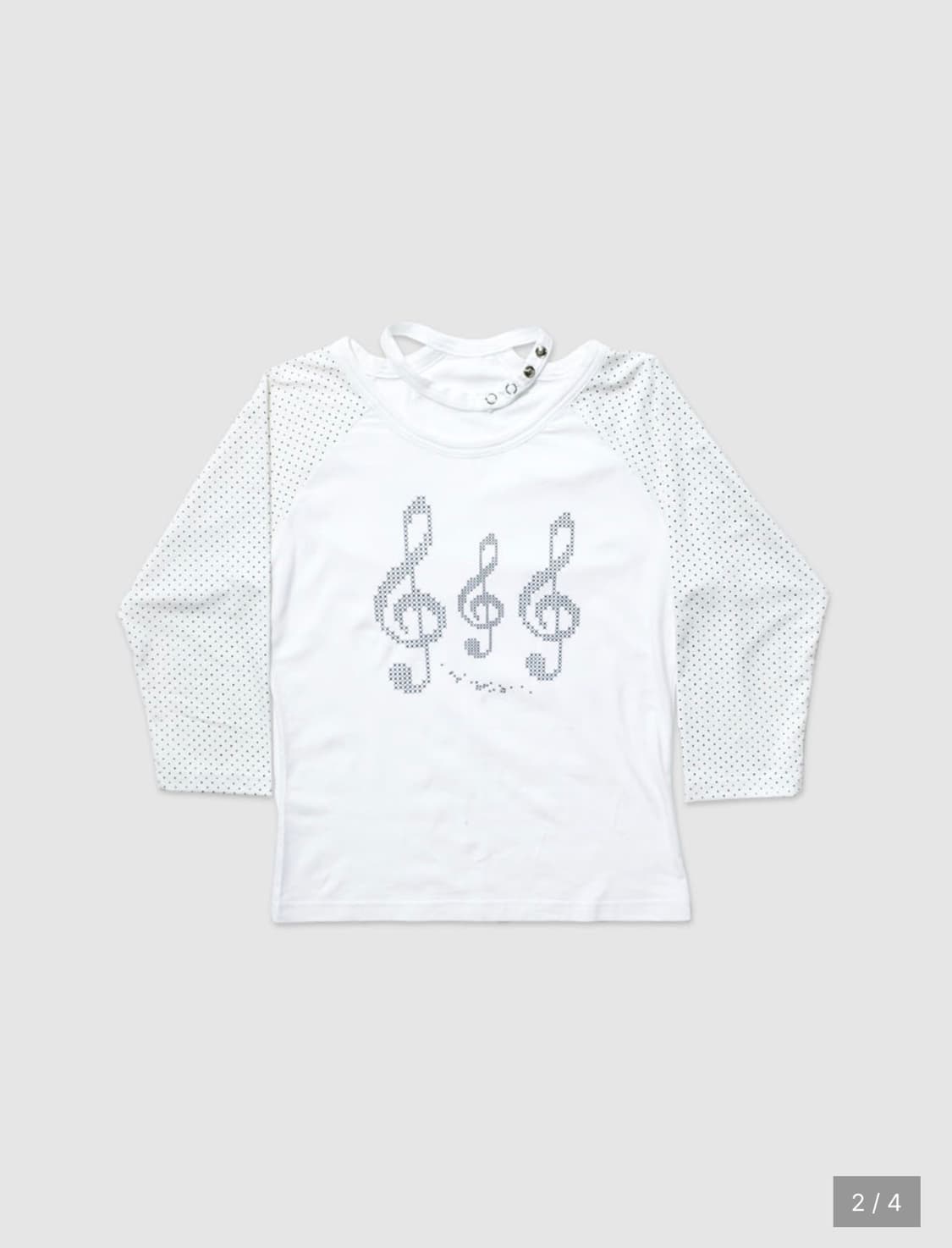 인앤양인하모니 Melody t-shirt, white 상품이미지2