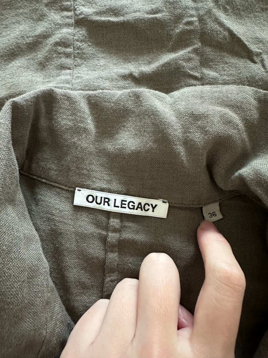 OUR LEGACY Narrow Shirt Dress 36 상품이미지3